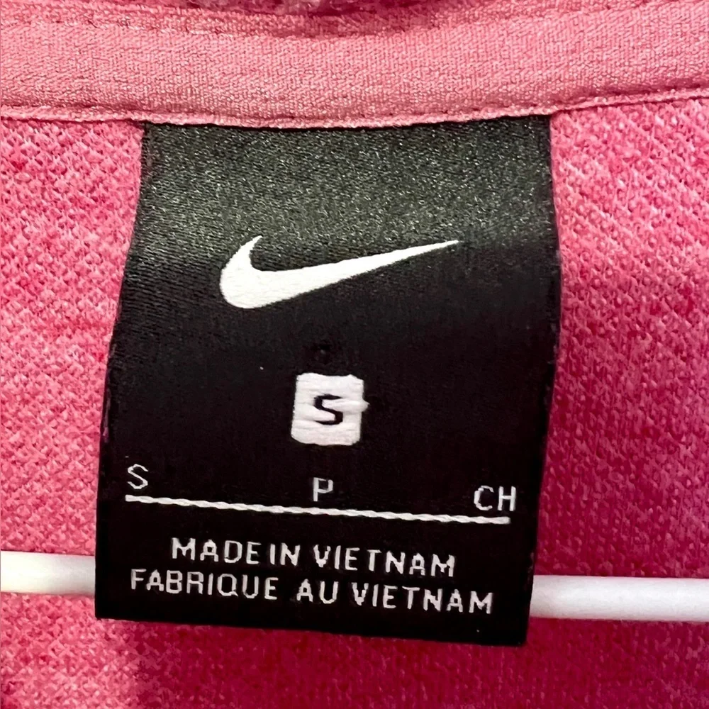Nike Pink Cowl Neck Pull-Over Sweater - Small